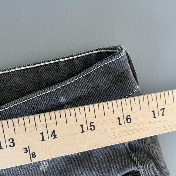 Sandrine Rose Womens Polka Splatter Grey Skinny Jeans Size 30 Grunge Punk Rocker - Picture 8 of 10